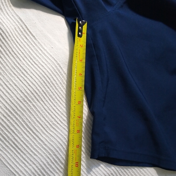 Men's Unisex Navy Blue Lined Athletic/Exercise/Golf/Casual Shorts - Picture 9 of 11